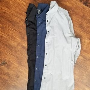 3 H&M Dress Shirts